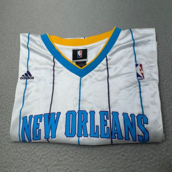 New‎ Orleans Hornets Chris Paul Basketball Jersey Men 2XL XXL White CP3 Adidas - Picture 2 of 13